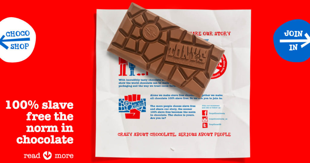 Image credit: Tony Chocolonely is challenging the whole cocoa industry