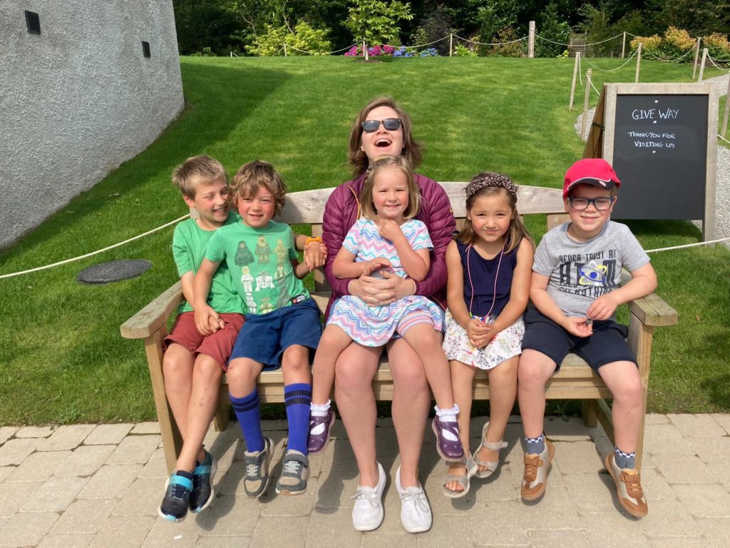 Louise Garvin and family