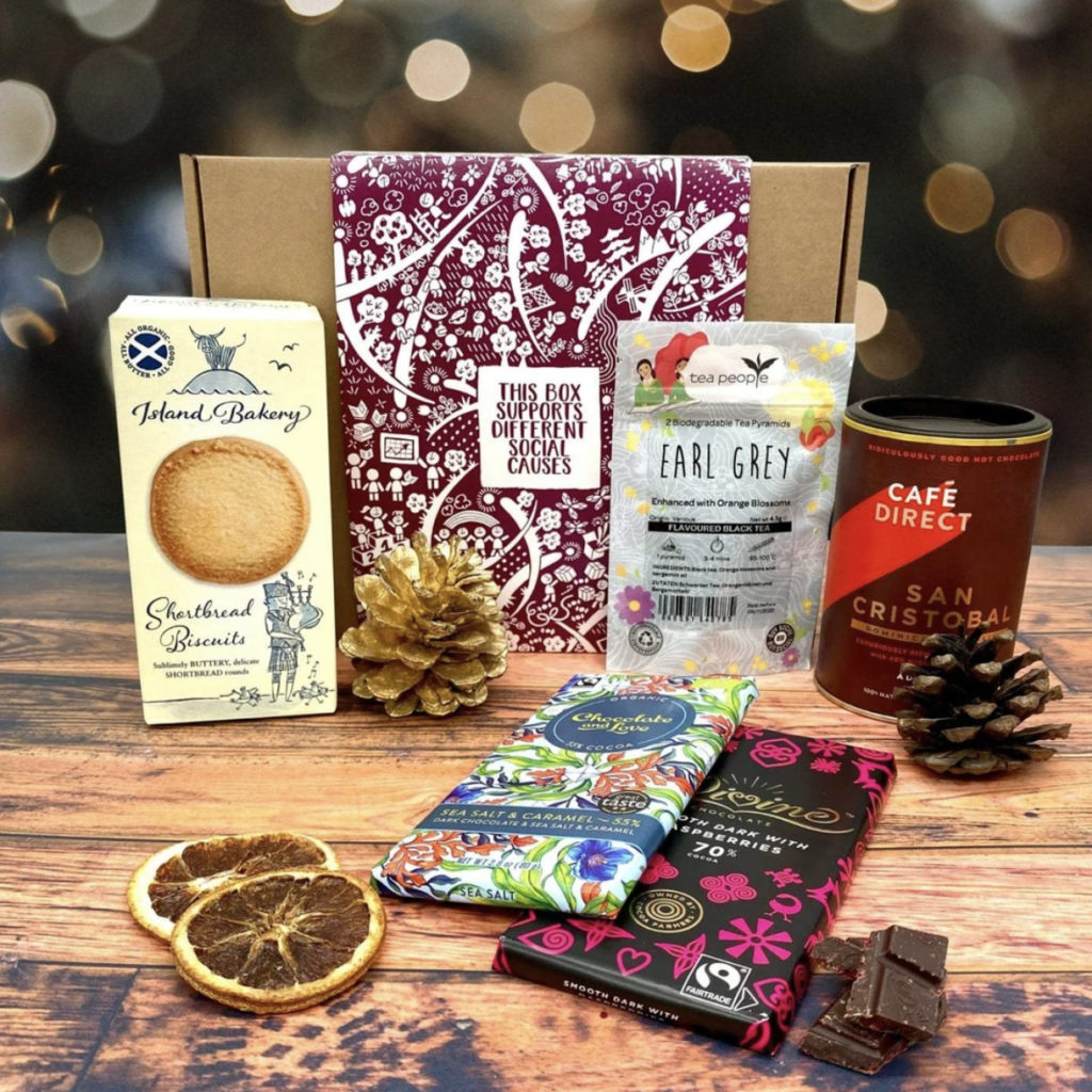 Social Stories Club Christmas hamper for ethical, sustainable gifting