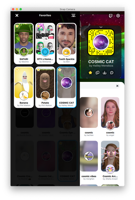Snap bookmarks