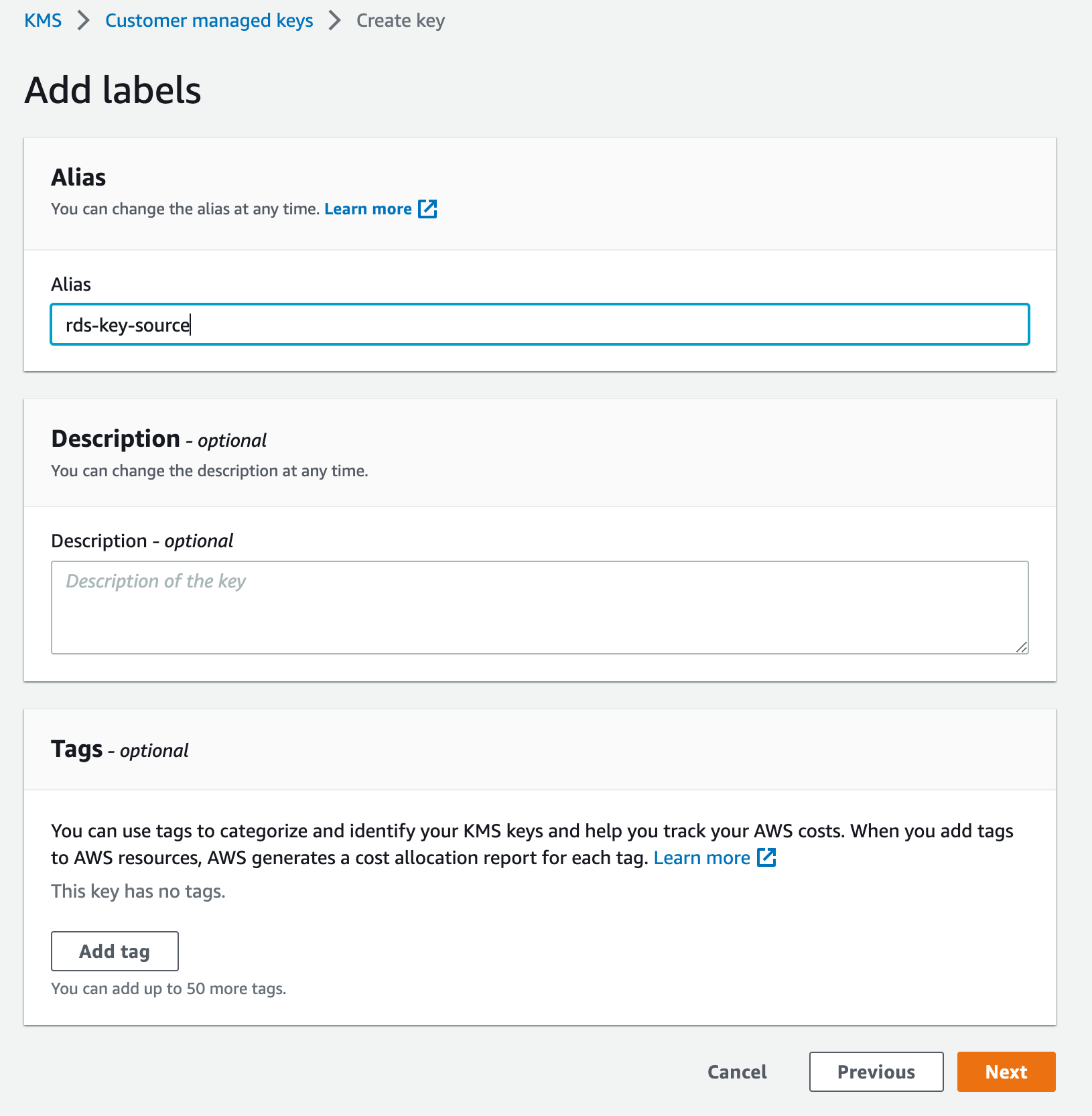 How To Copy an Encrypted RDS Using Default KMS Key to Another AWS Account
