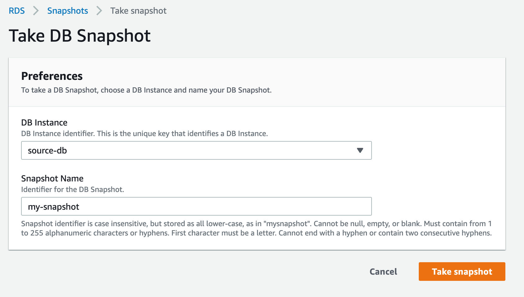 How to copy an encrypted rds using default kms key to another aws account