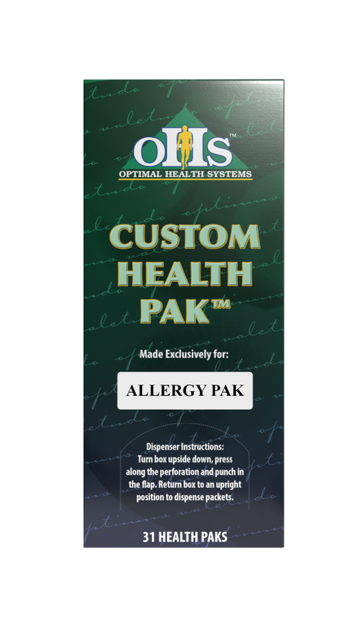 Allergy Pak Natural Allergy Supplement Optimal Health Systems