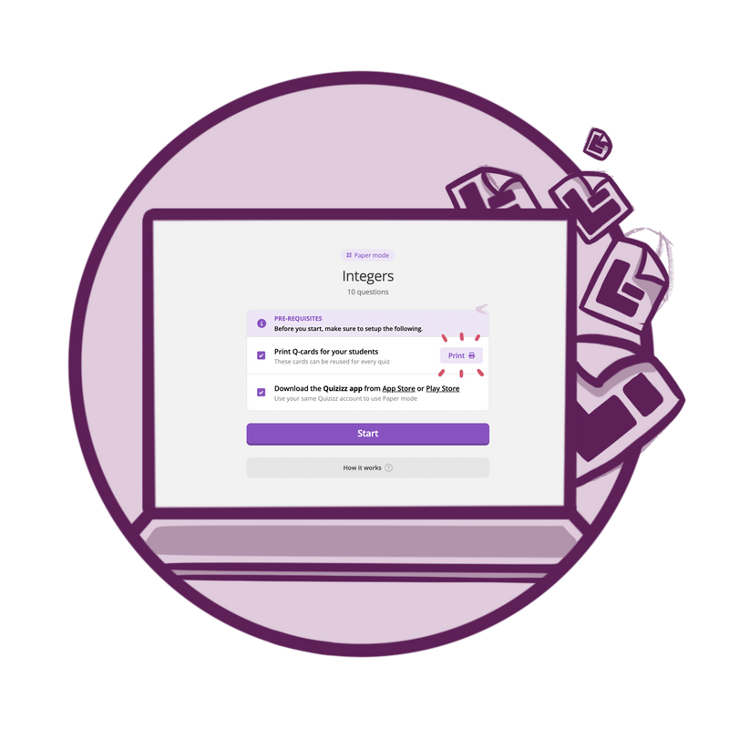 Quizizz Paper Mode