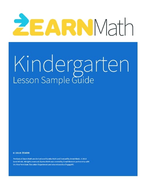 Math Lesson Planning Guides Zearn