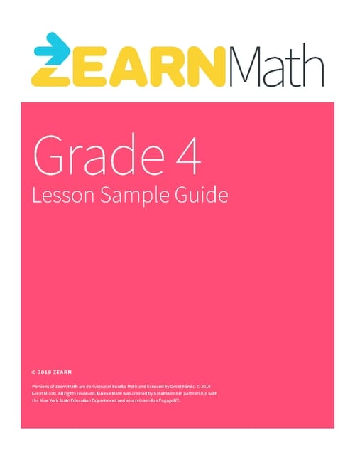 Math Lesson Planning Guides | Zearn