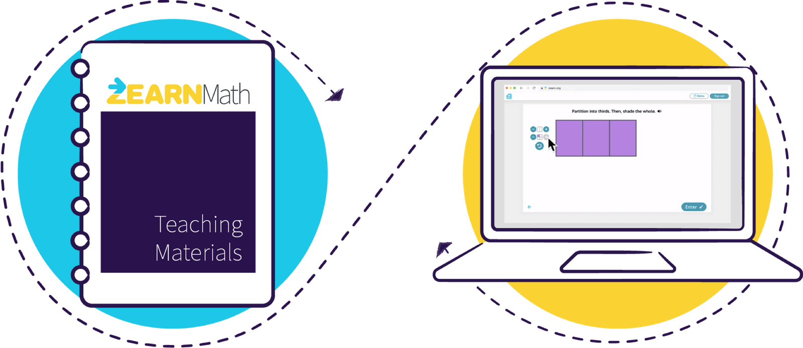 Zearn online curriculum and digital math lessons