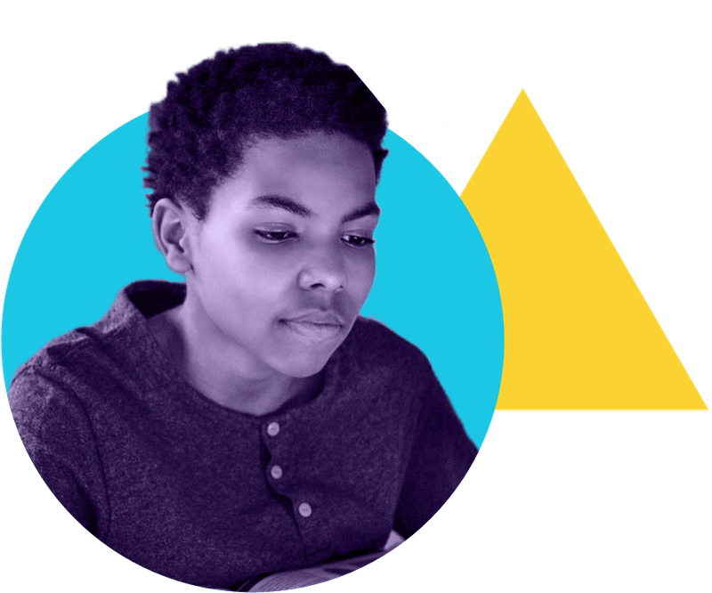 kid learning math online with Zearn Math