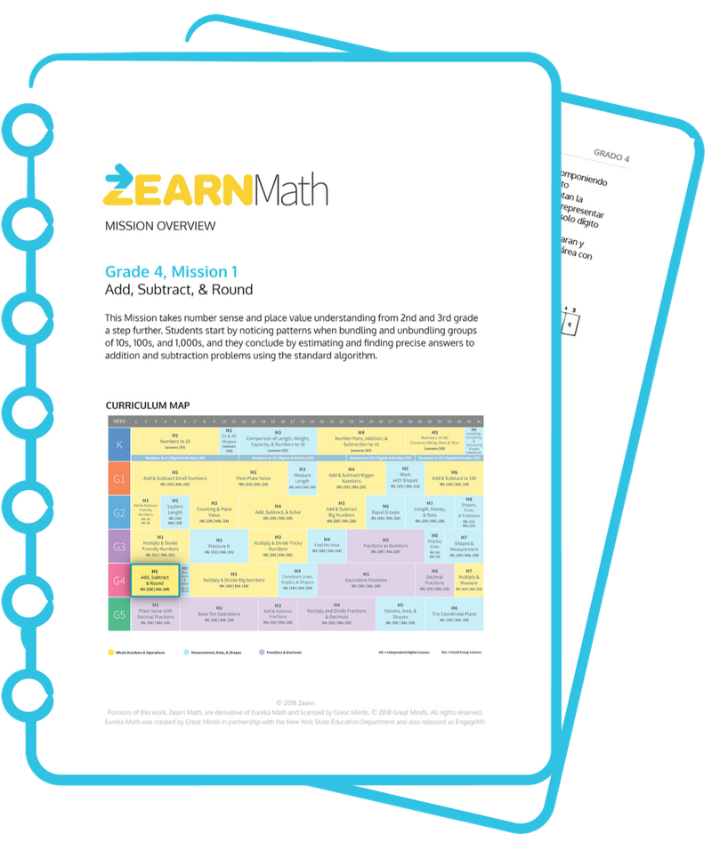 Zearn Math online curriculum