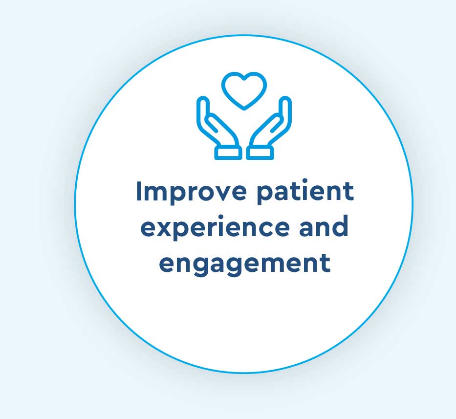improve patient experience and engagement icon for Cox Prosight