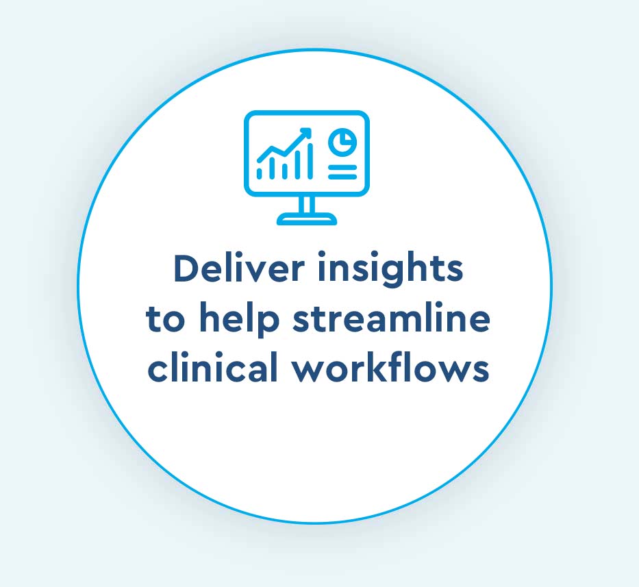 insights help streamline clinical workflows icon for Cox Prosight