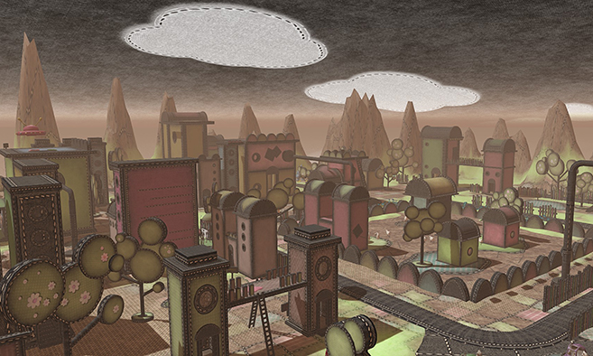 Happy town by Cica Ghost