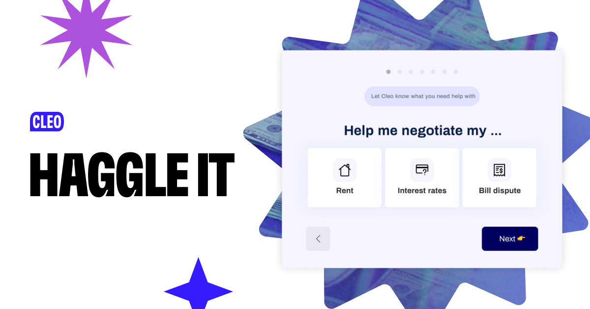 Negotiate Your Bills with the Haggle It tool Cleo