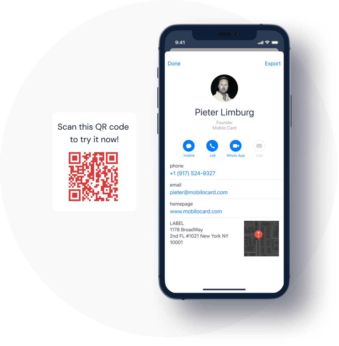 mobilo card the smart digital business card mobilo card the smart