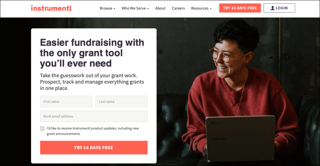 Instrumentl Homepage