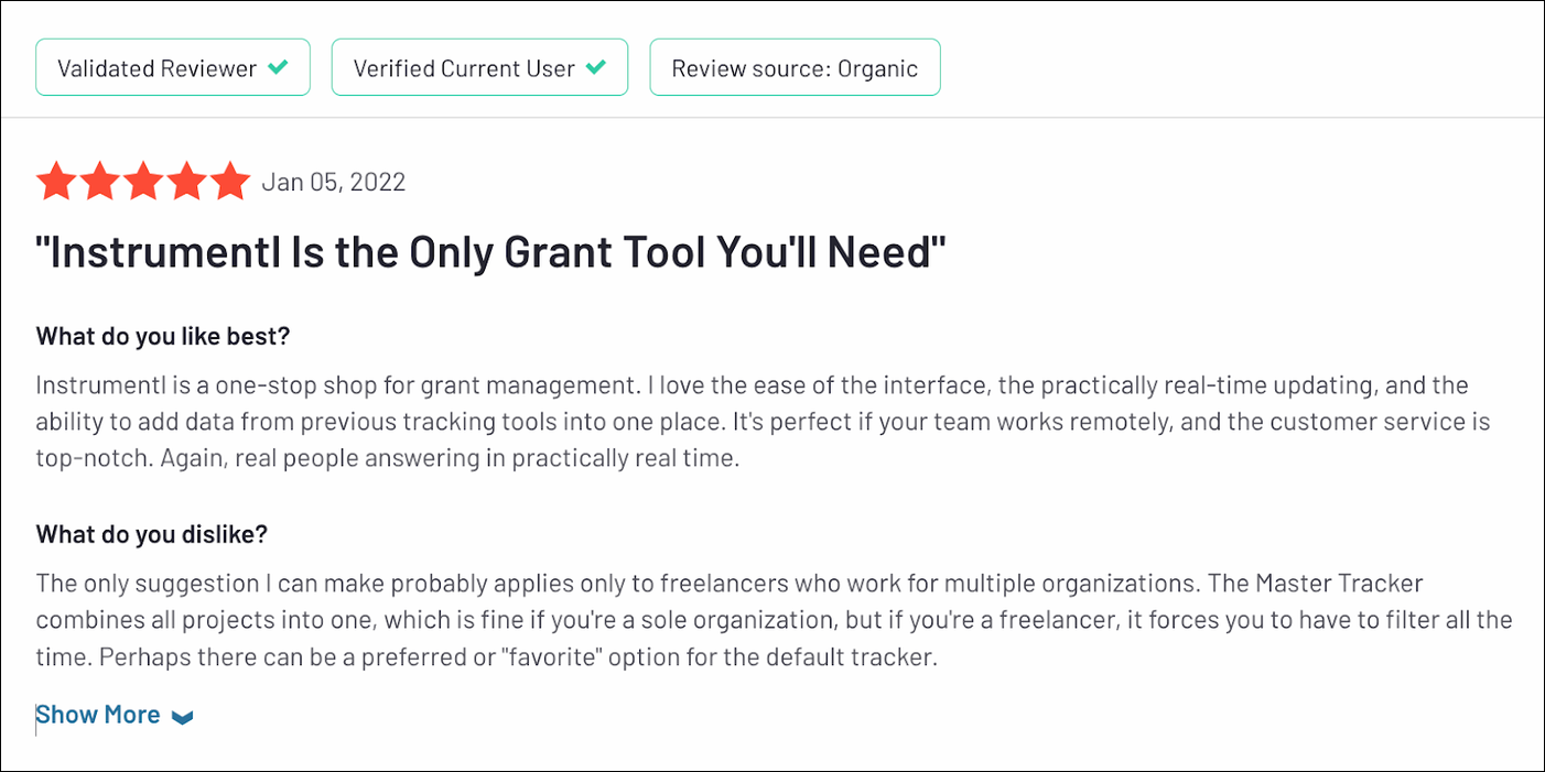 Instrumentl Reviews