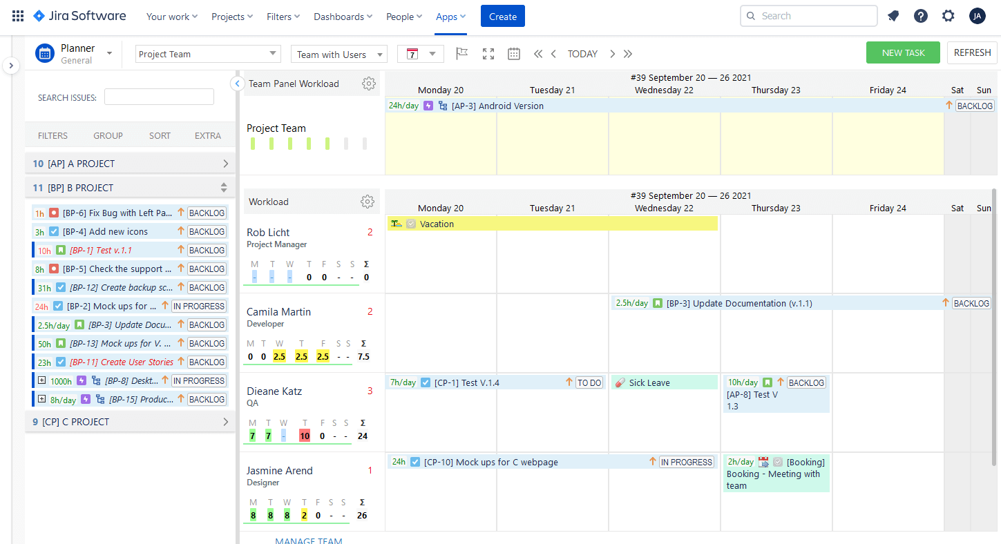 How to do Capacity Planning in Jira? ActivityTimeline