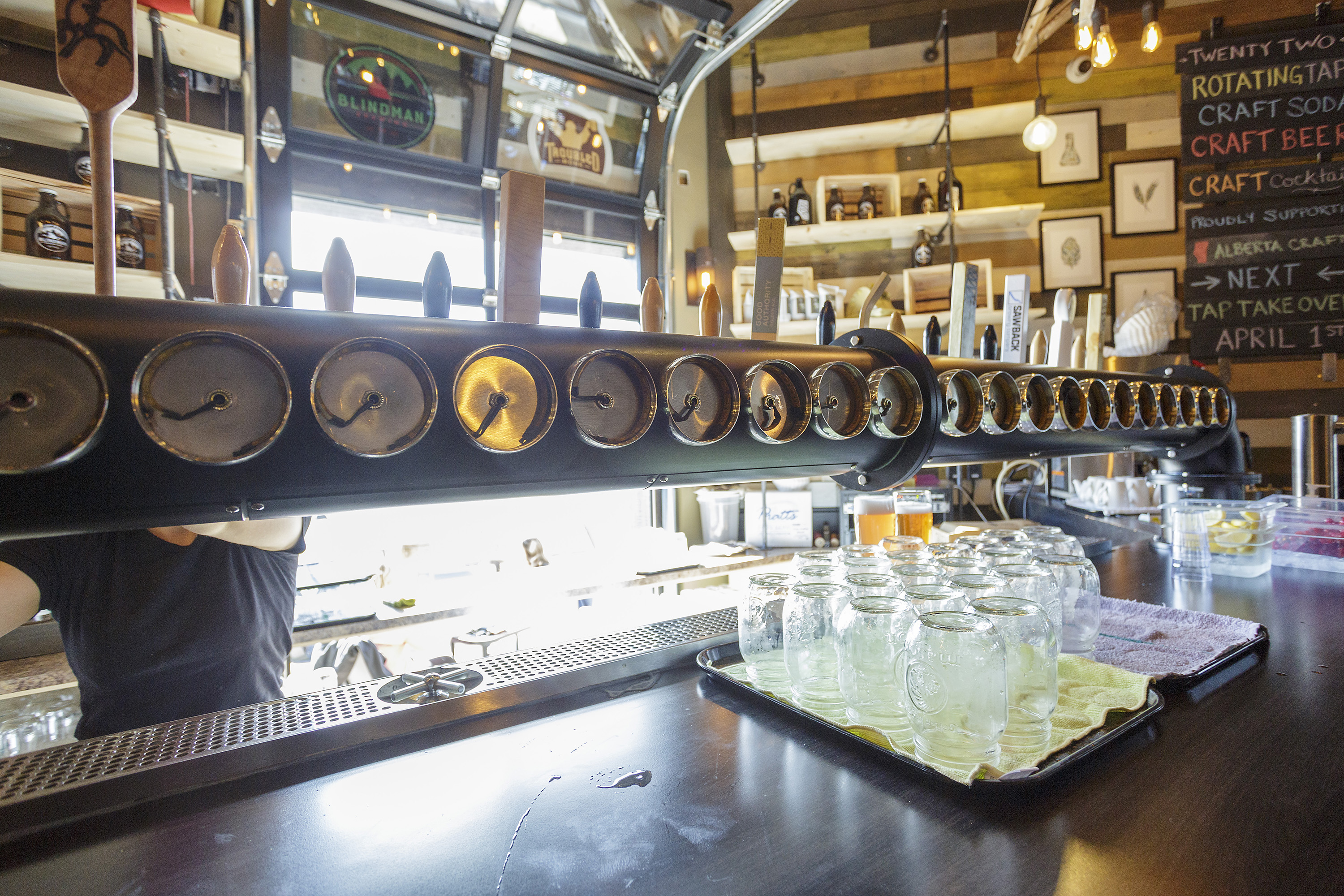 Bar at Cilantro & Chive Red Deer