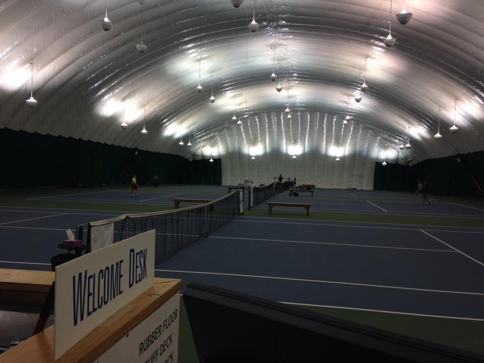 Image of the Red Deer Tennis Club indoor 