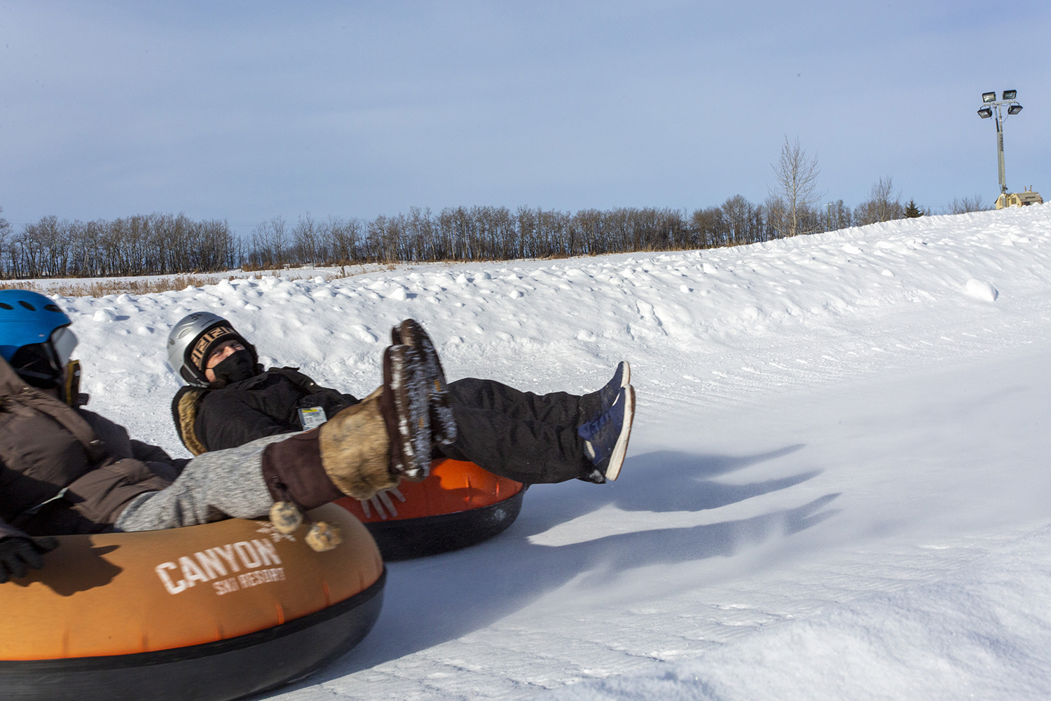 Image of people enjoying the winter at Canyon Ski Hill 