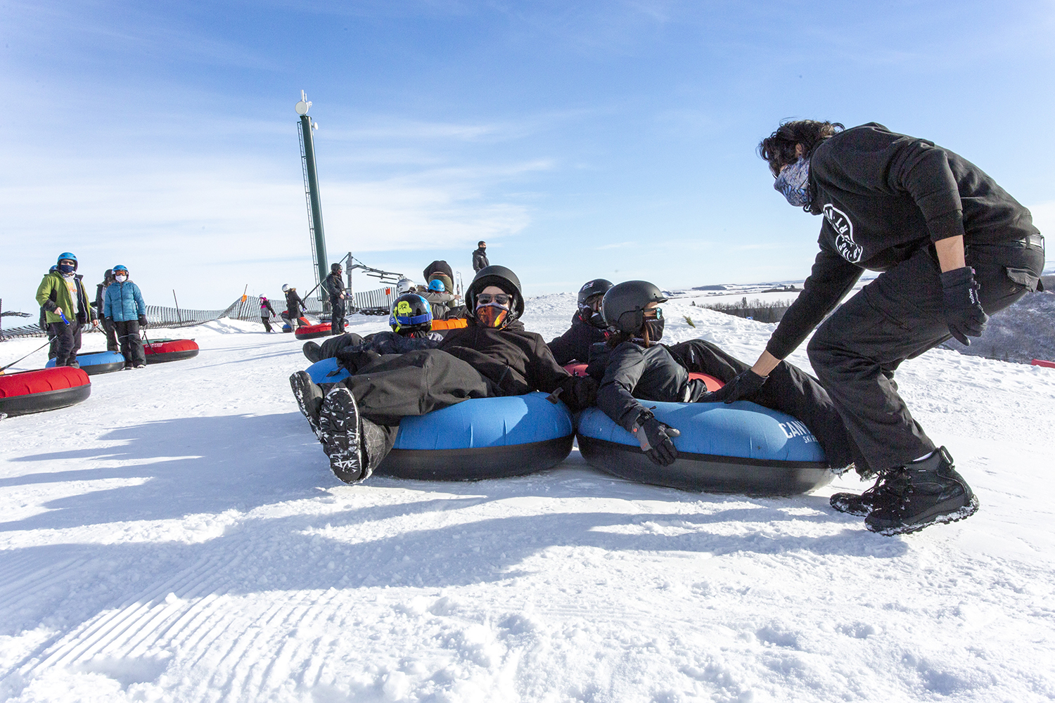 Snowtubing & Tobogganing Winter Activities Visit Red Deer