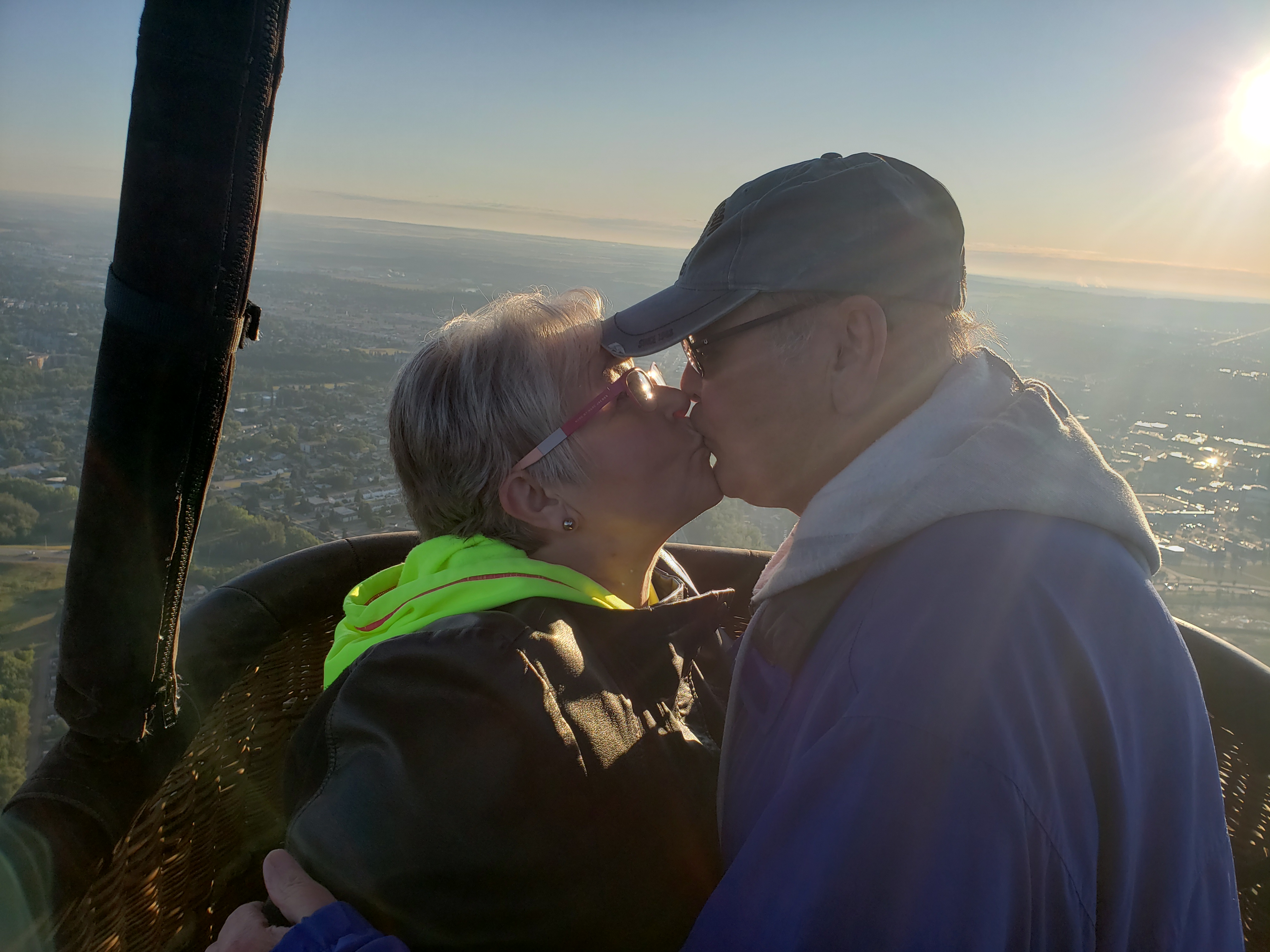 Family about to board Air-ristocrat Balloon. 