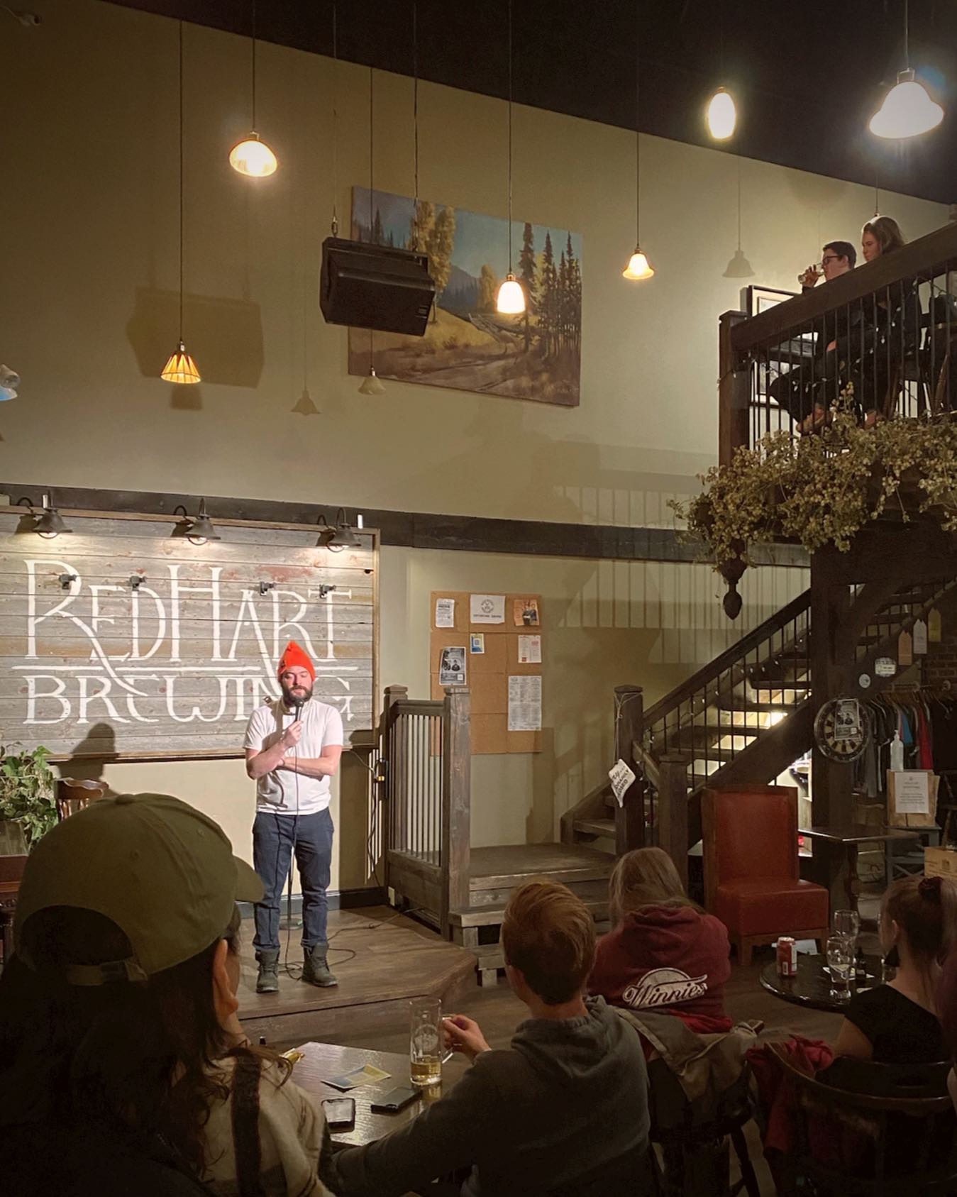 Red Hart Brewing comedy night entertainment 