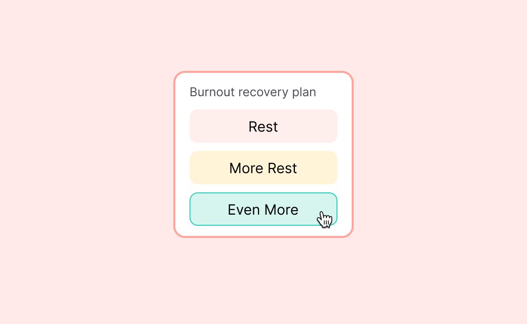 Build your own burnout recovery plan for employees