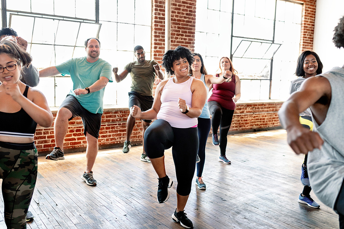 Group fitness class