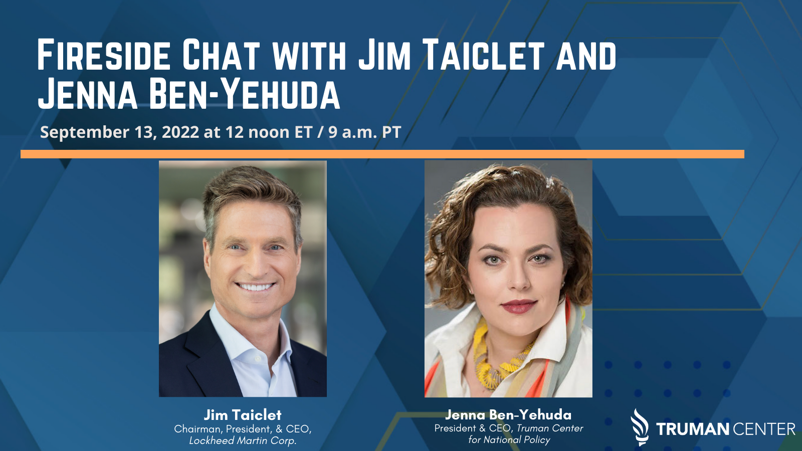 Fireside Chat with Jim Taiclet and Jenna Ben-Yehuda