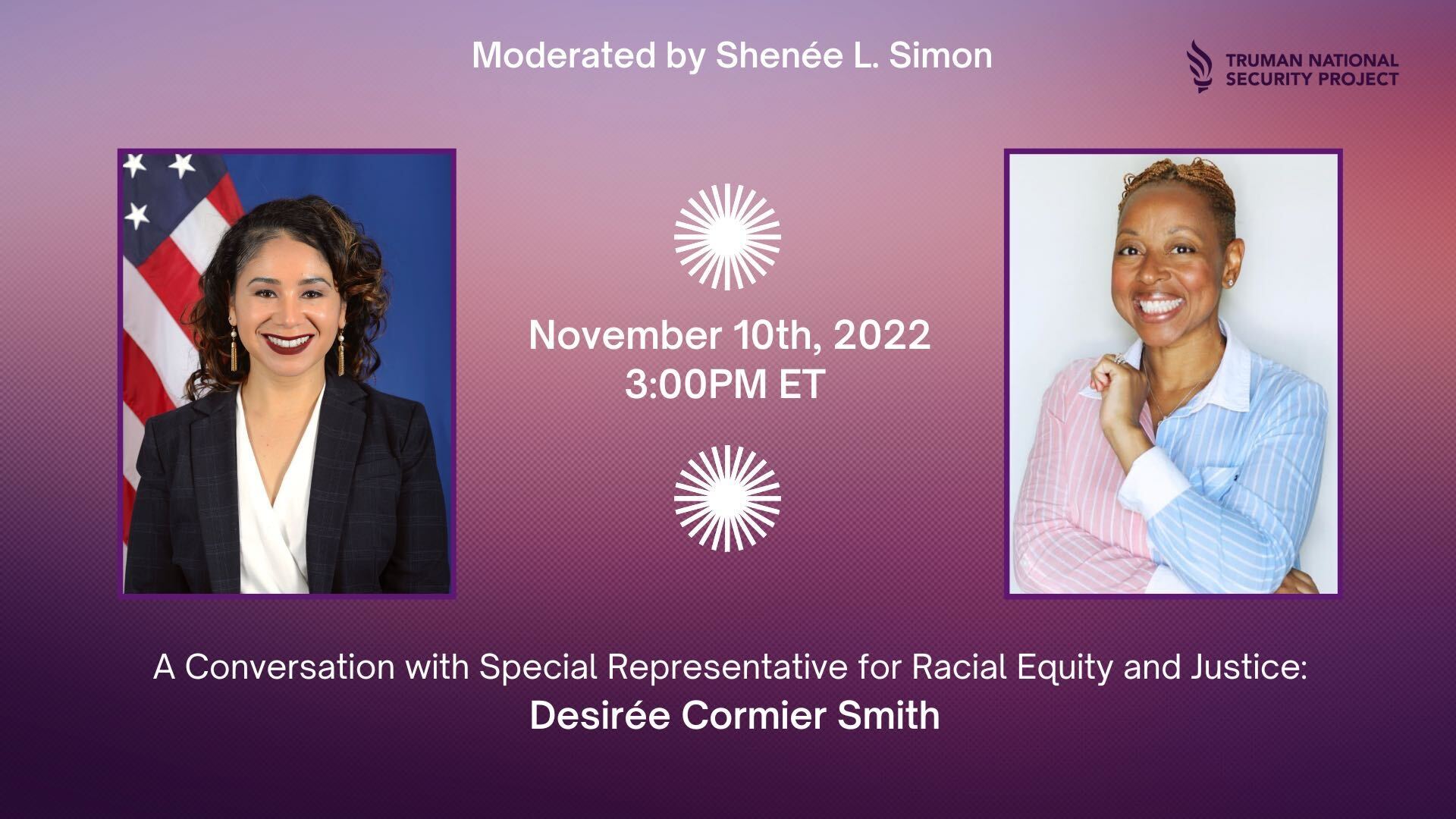 A Conversation with Special Representative for Racial Equity and Justice: Desirée Cormier Smith