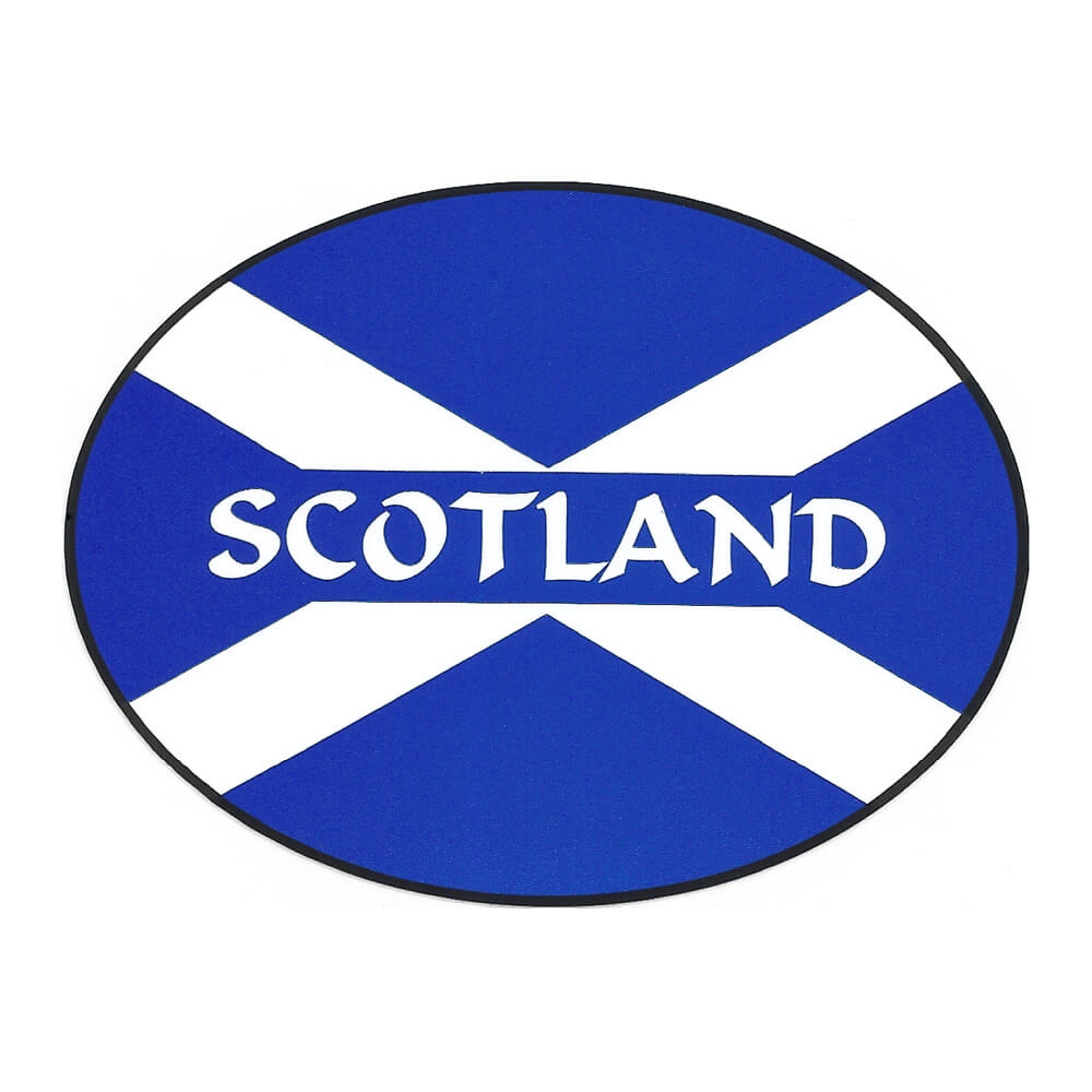 Saltire Car Sticker - The Royal Scots Dragoon Guards Museum Shop