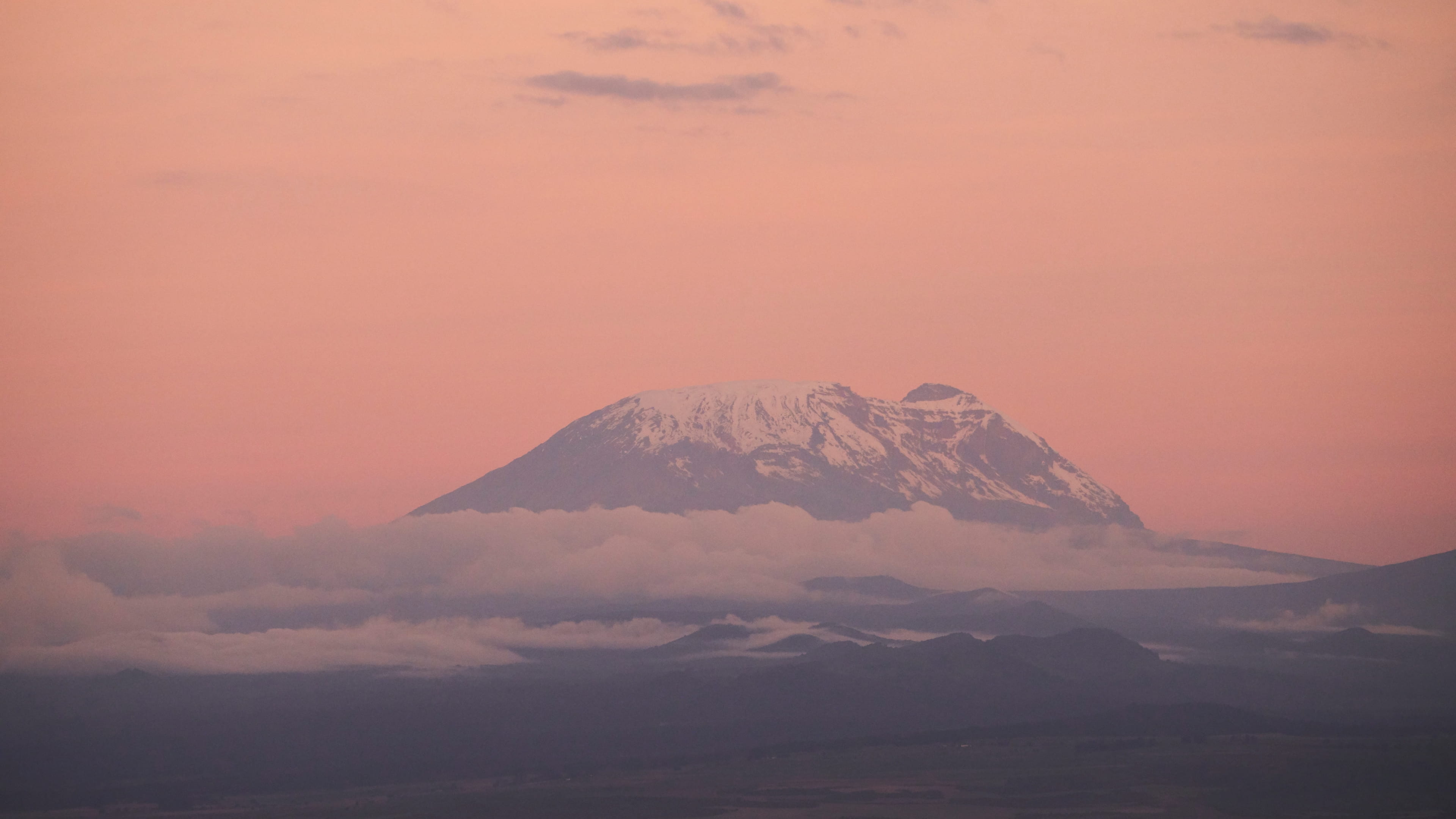 Mt. Kilimanjaro at sunset