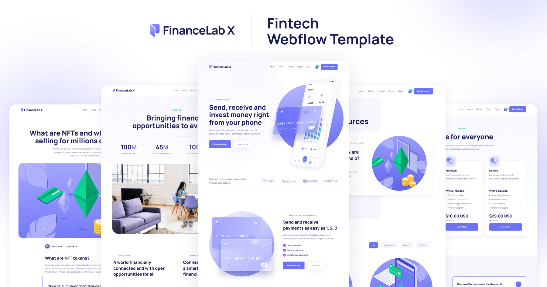 Blog - Financelab X - Webflow Ecommerce Website Template