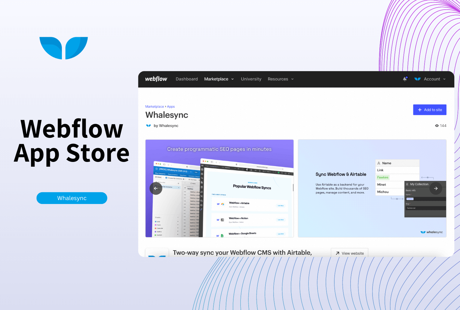 Announcing the Webflow App Store!