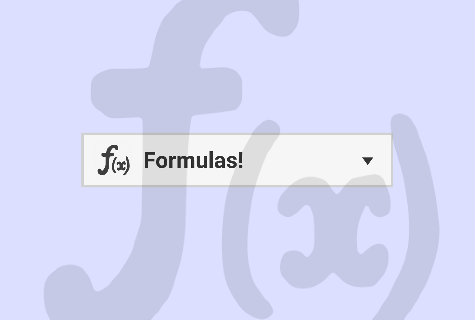 Formula Field Support (and More)!