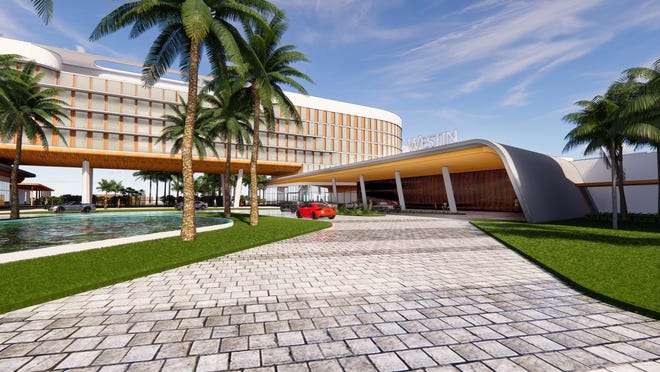 Hotel and Convention Center Mock-Up image in Cocoa Beach