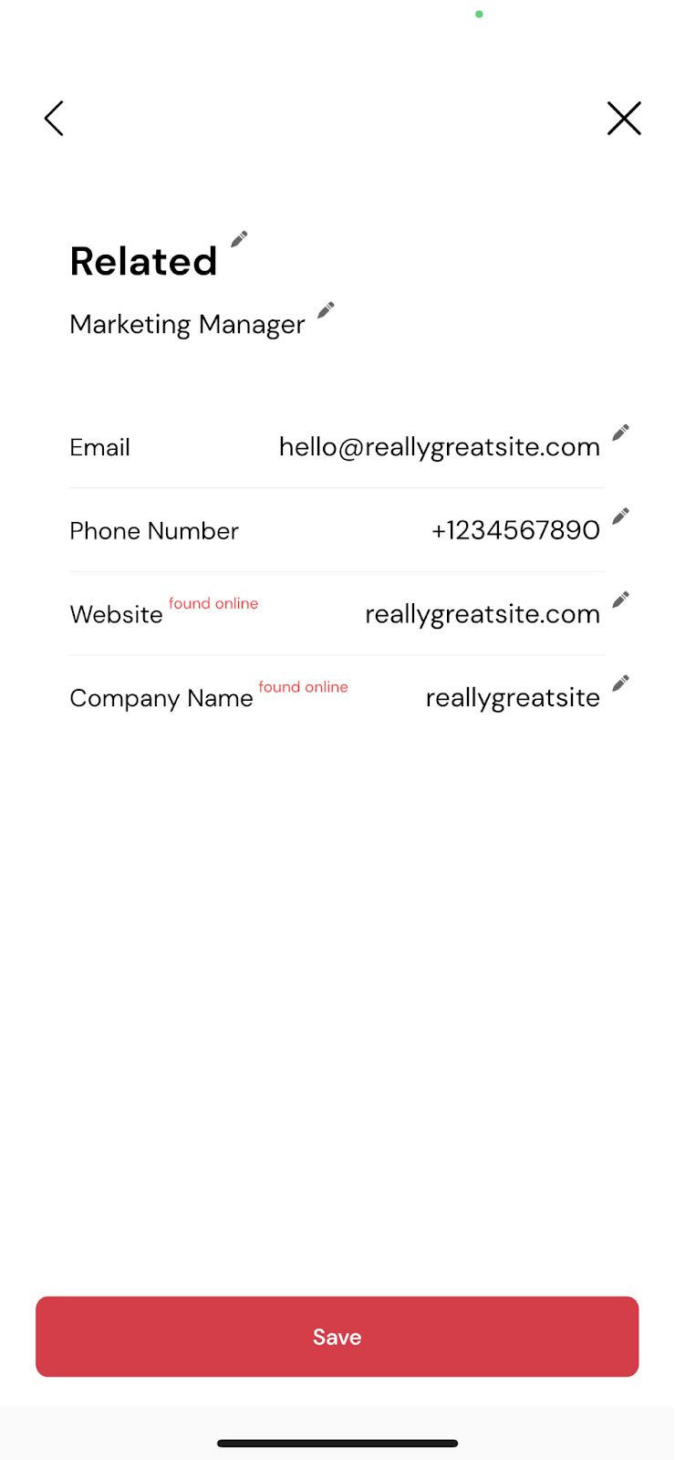 Mobilo Support articles How to Use the Business Card Scanner