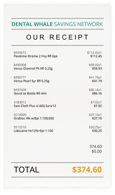 DWSN Receipt: Total $374.60