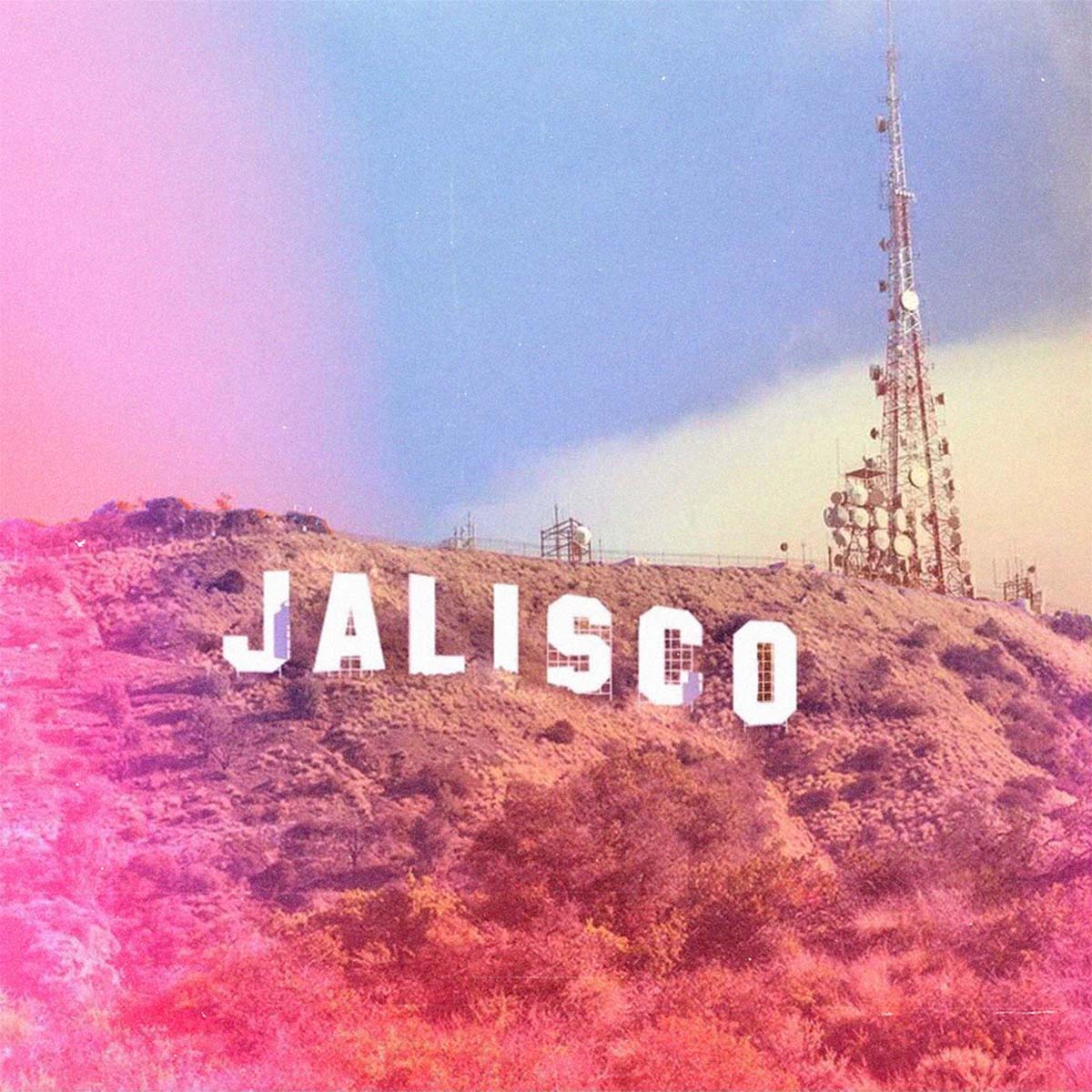 Jalisco sign on a hill