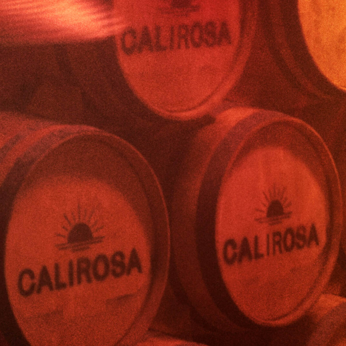 Calirosa red wine aged barrels