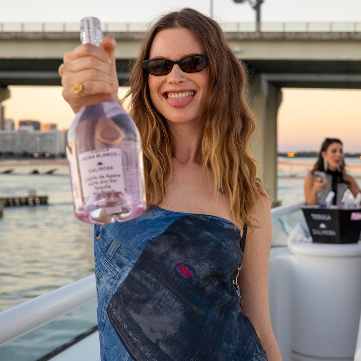 Behati Prinsloo and Calirosa Rosa Blanco Tequila
