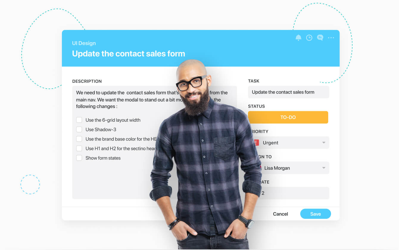 Create design updates in a next-gen document
