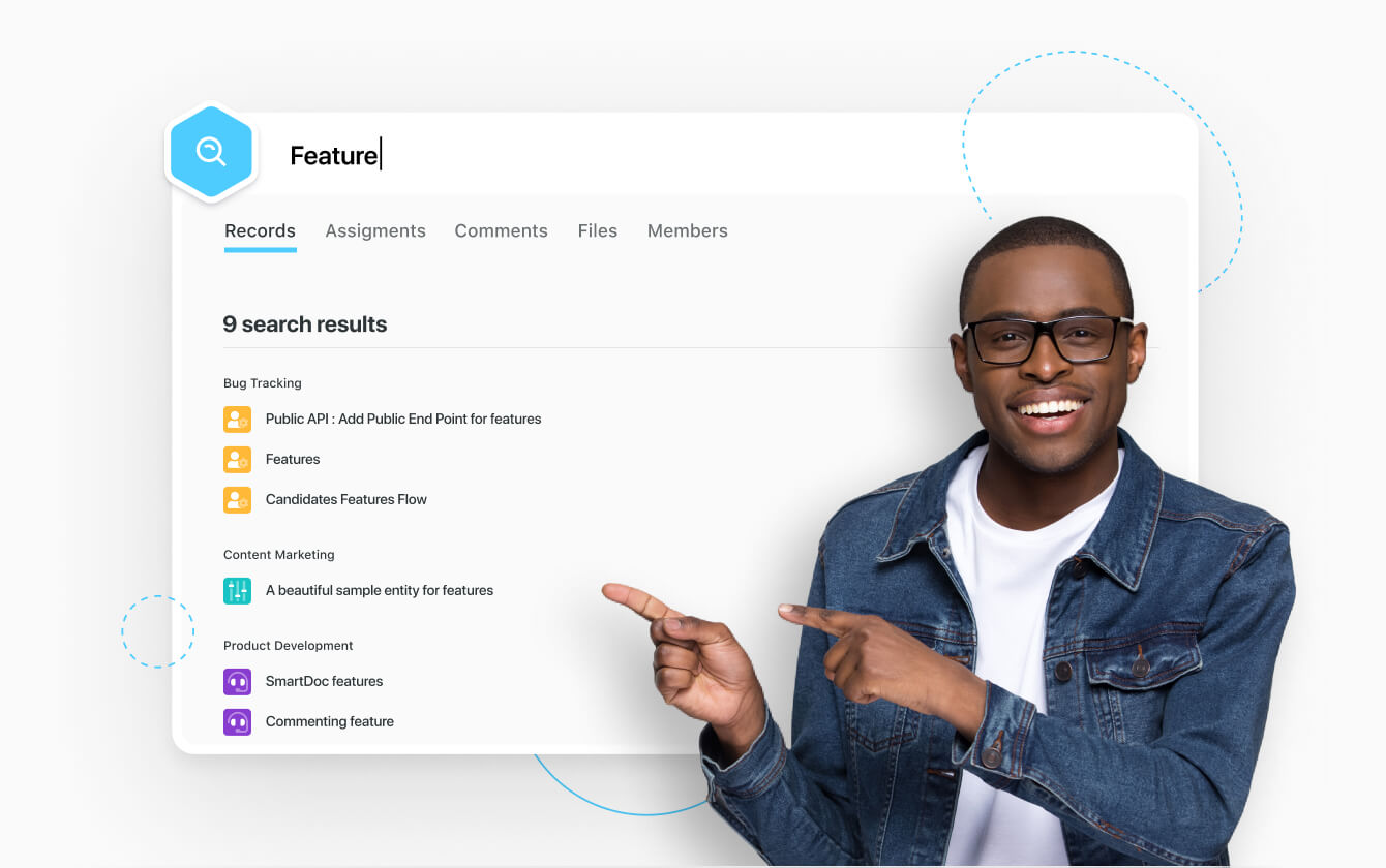 Use Global Search to find anything - anywhere