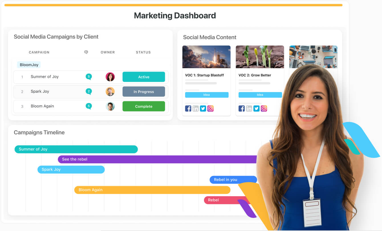 Manage all of your projects with SmartSuite