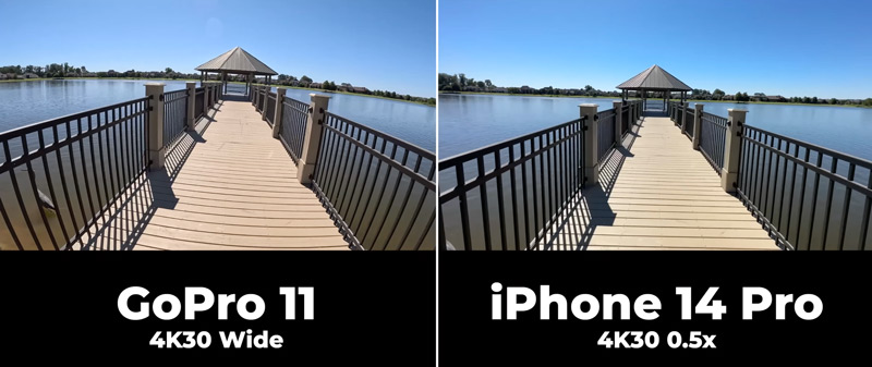 gopro 11 vs iphone 14 comparison