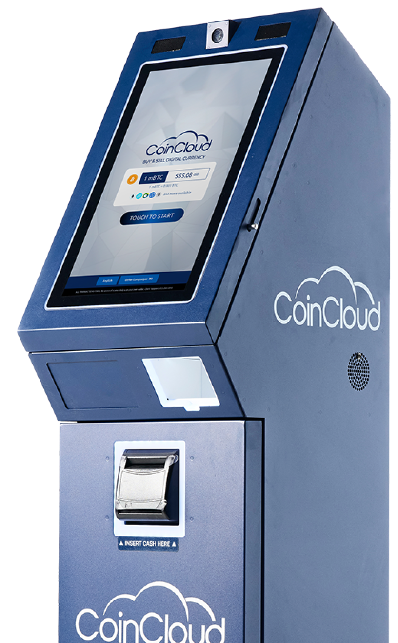 Coin Cloud kiosk facing left