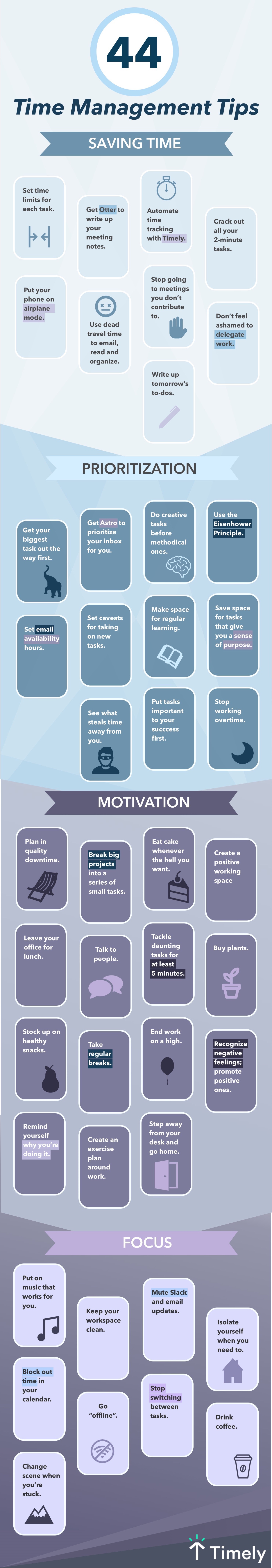 44 Everyday Time Management Tips