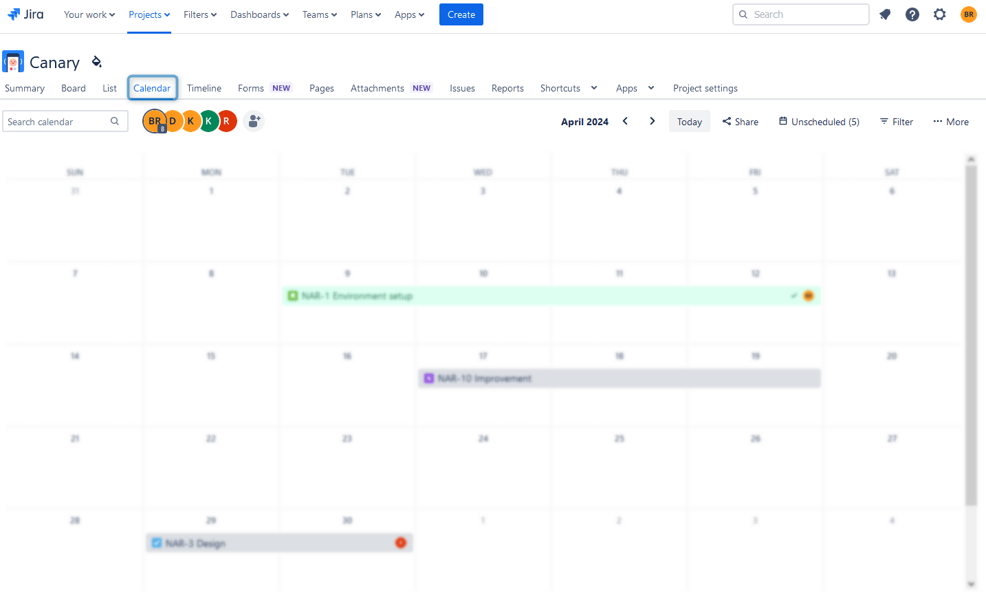 Jira Calendar View 