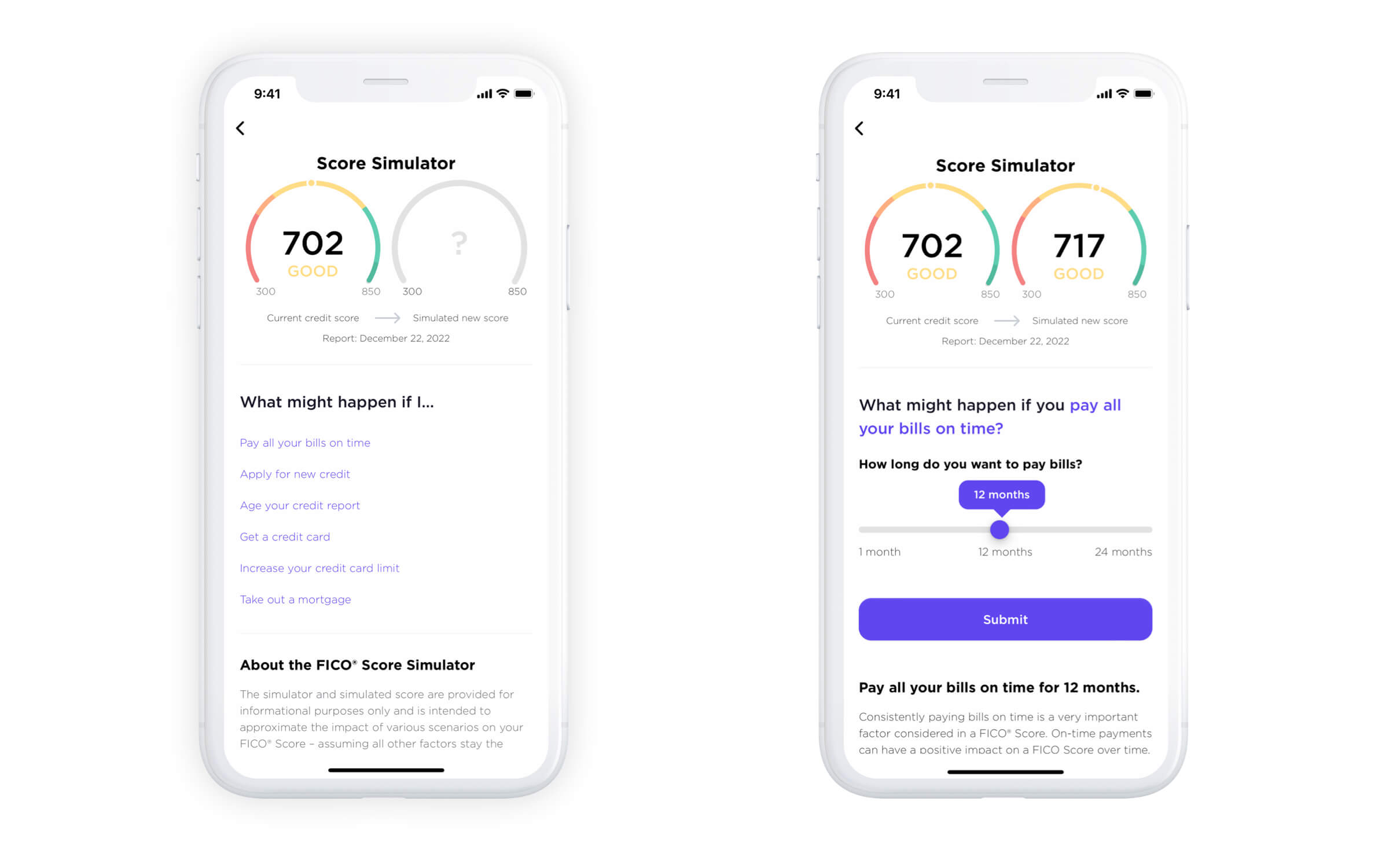 Gravy credit score simulator